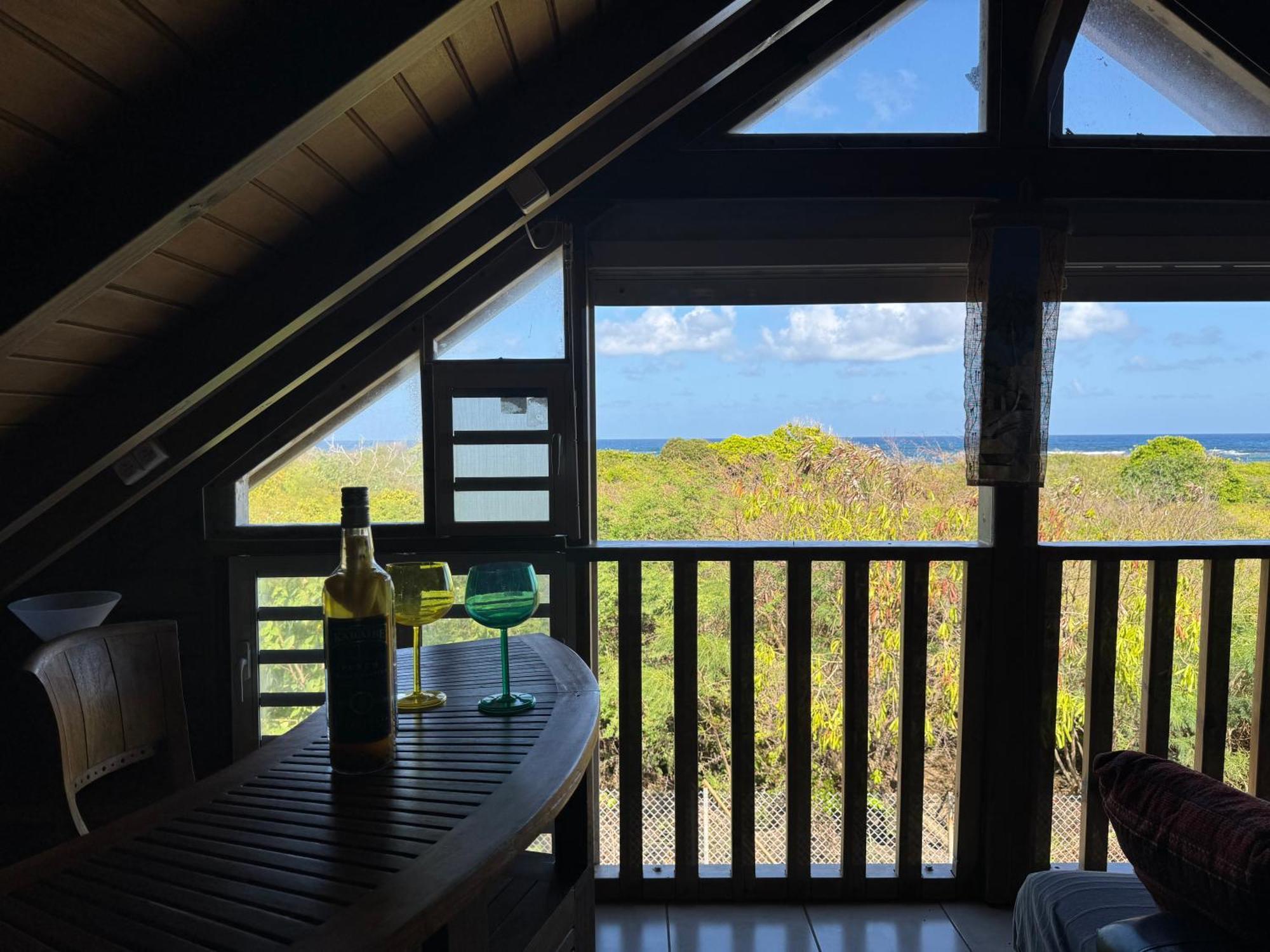 Maison Bord De Mer A 100 M Saint-Francois  Exteriör bild